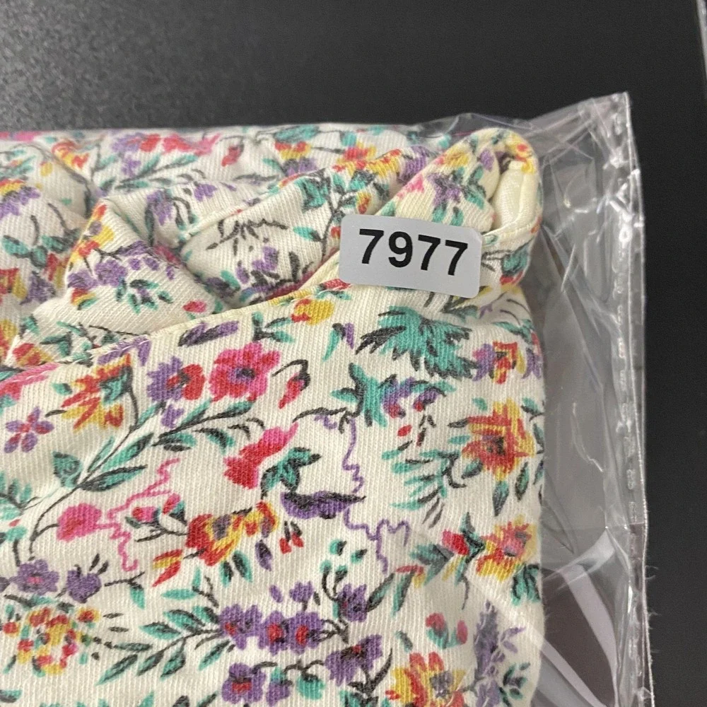 Victorias Secret Sleepshirt Womens Medium Floral 3/4‎ Sleeve Cotton Sleepwear